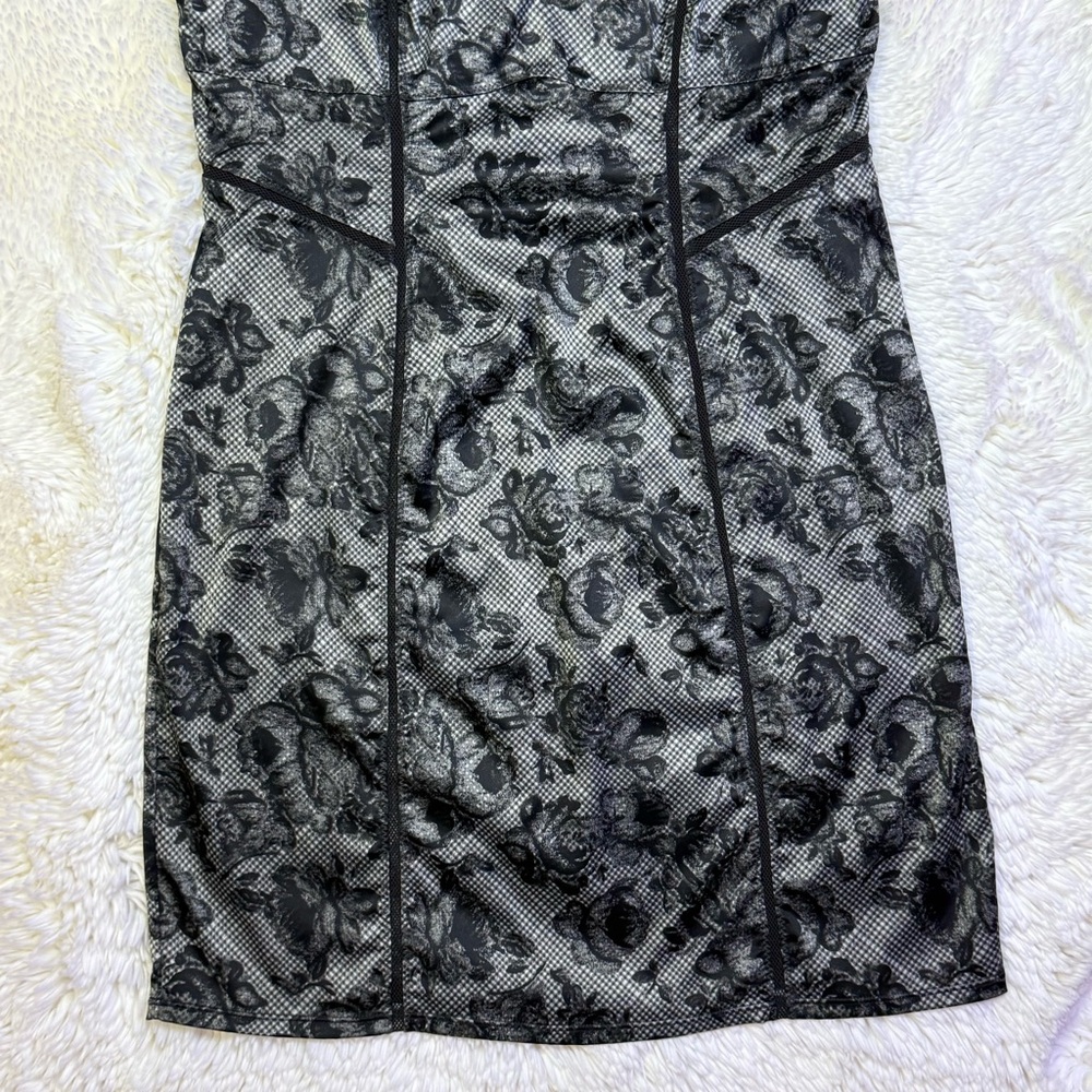 Free People Floral Gingham Lace Sleeveless Dress - Picture 5 of 11